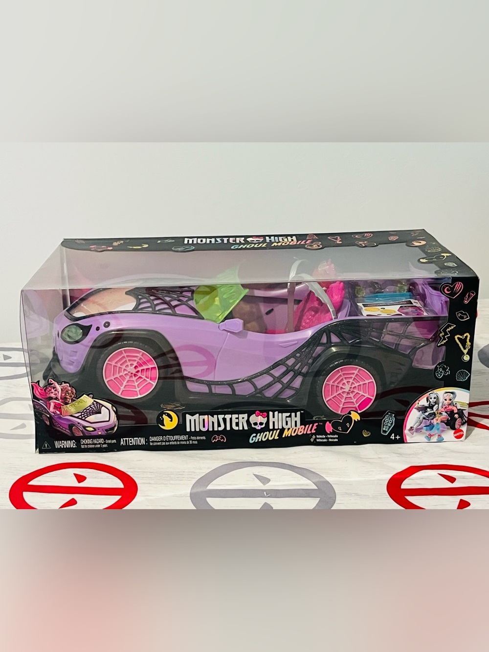 Monster High Ghoul Mobile Car Vehicle w/ Accessories NEW in Box Mattel